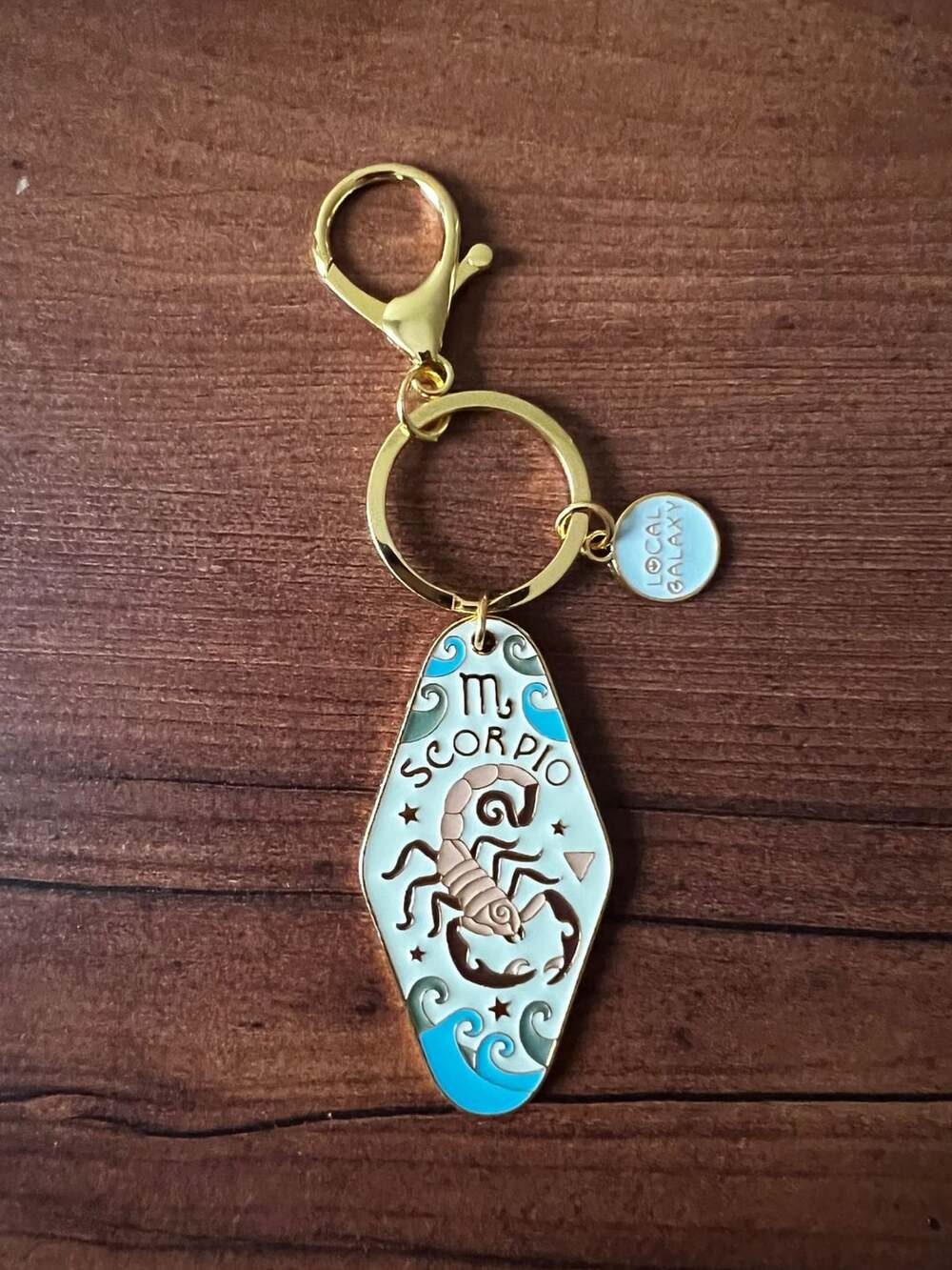 Scorpio Zodiac Motel Key Tag Keychain
